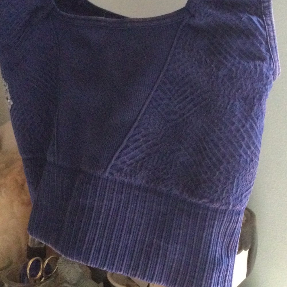 NWOT FP Movement Good Karma Tile Textured Square Neck - Picture 10 of 15